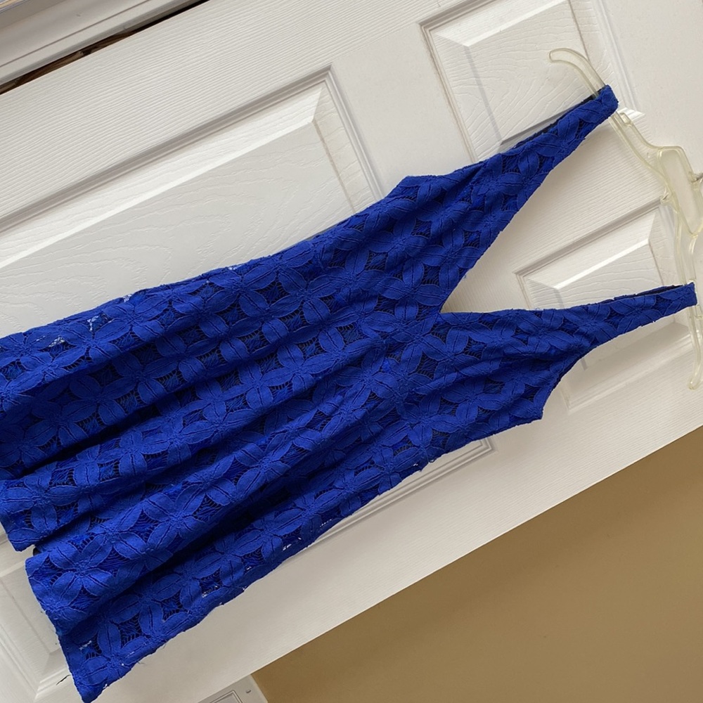 Small Blue Lace Dress
